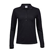Women’S Luxury Stretch Long Sleeve Polo