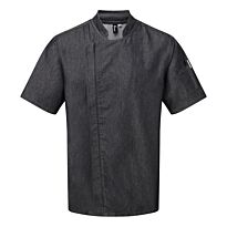 Chef'S Zip-Close Short Sleeve Jacket