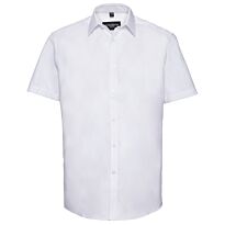 Short Sleeve Herringbone Shirt