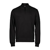 Ribbed Interlock Half-Zip