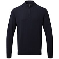 Men'S Cotton Blend ¼ Zip Sweater