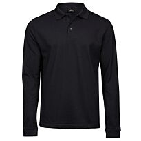 Luxury Stretch Long Sleeve Polo