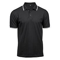 Luxury Stripe Stretch Polo