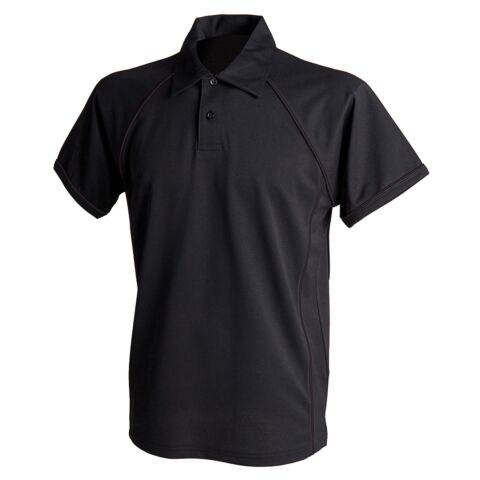 Piped performance polo